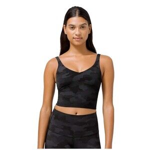 Lululemon Align Tank Top Black Heritage 365 Camo Deep Coal Multi Crop 6